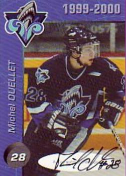 1999-00 Cartes, Timbres et Monnaies Sainte-Foy Rimouski Oceanic (QMJHL) Autographs #16 Michel Ouellet Front