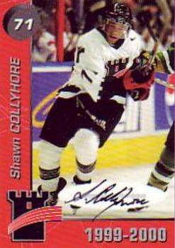 1999-00 Cartes, Timbres et Monnaies Sainte-Foy Quebec Remparts (QMJHL) Autographs #23 Shawn Collymore Front