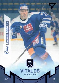 2022 SportZoo Hokejové Slovensko - Blue #21 Martin Vitalos Front