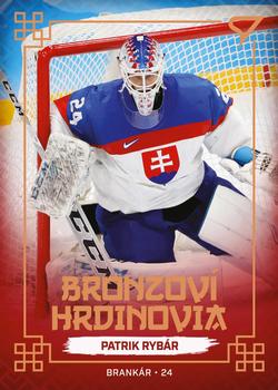 2022 SportZoo Hokejové Slovensko - Bronzovi Hrdinovia #BH-02 Patrik Rybar Front