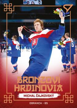 2022 SportZoo Hokejové Slovensko - Bronzovi Hrdinovia #BH-04 Michal Cajkovsky Front