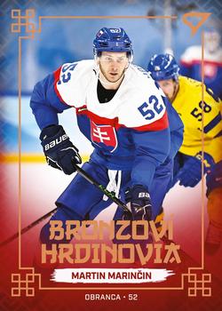 2022 SportZoo Hokejové Slovensko - Bronzovi Hrdinovia #BH-09 Martin Marincin Front