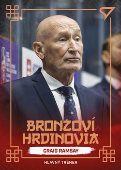 2022 SportZoo Hokejové Slovensko - Bronzovi Hrdinovia #BH-26 Craig Ramsay Front