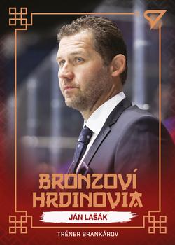 2022 SportZoo Hokejové Slovensko - Bronzovi Hrdinovia #BH-29 Jan Lasak Front