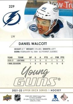 2021-22 Upper Deck - Silver Foil #229 Daniel Walcott Back
