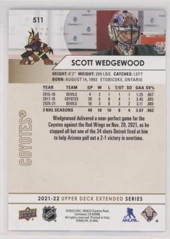 2021-22 Upper Deck - Silver Foil #511 Scott Wedgewood Back