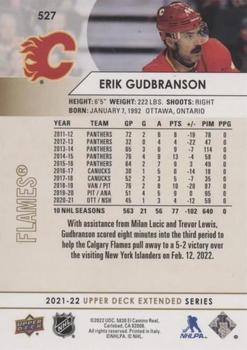2021-22 Upper Deck - Silver Foil #527 Erik Gudbranson Back