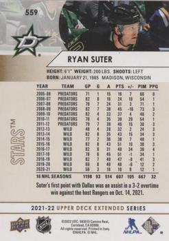 2021-22 Upper Deck - Silver Foil #559 Ryan Suter Back