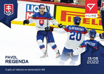 2022 SportZoo Live Hockey Slovakia #L-04 Pavol Regenda Front