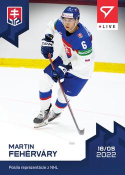 2022 SportZoo Live Hockey Slovakia #L-07 Martin Fehervary Front