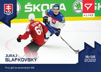2022 SportZoo Live Hockey Slovakia #L-09 Juraj Slafkovsky Front