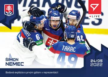 2022 SportZoo Live Hockey Slovakia #L-16 Simon Nemec Front