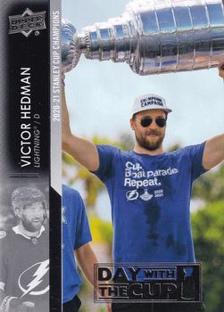2021-22 Upper Deck - Day With The Cup #DC-3 Victor Hedman Front