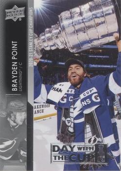 2021-22 Upper Deck - Day With The Cup #DC-6 Brayden Point Front
