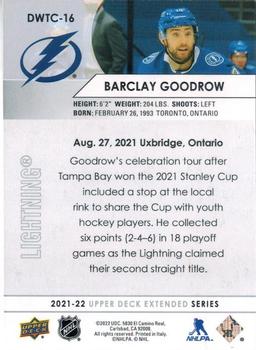2021-22 Upper Deck - Day With The Cup #DWTC-16 Barclay Goodrow Back
