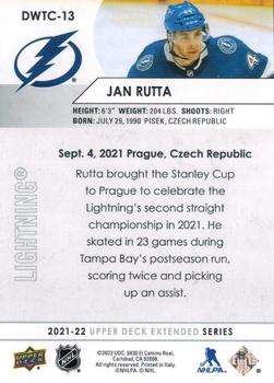 2021-22 Upper Deck - Day With The Cup #DWTC-13 Jan Rutta Back