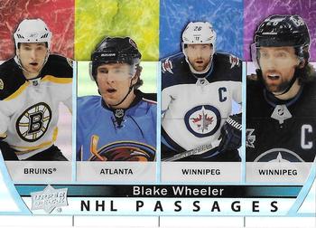 2021-22 Upper Deck - NHL Passages #PA-19 Blake Wheeler Front