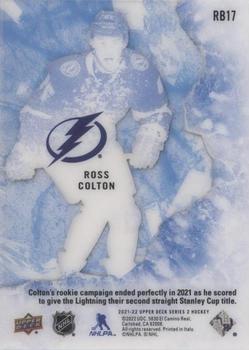 2021-22 Upper Deck - Rookie Breakouts #RB17 Ross Colton Back
