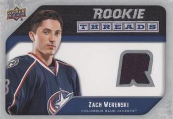 2021-22 Upper Deck - Rookie Threads Retro Flashbacks #RT-ZW Zach Werenski Front