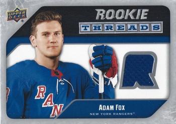 2021-22 Upper Deck - Rookie Threads Retro Flashbacks #RT-AF Adam Fox Front