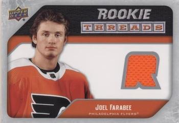 2021-22 Upper Deck - Rookie Threads Retro Flashbacks #RT-JF Joel Farabee Front