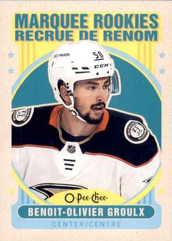 2021-22 Upper Deck - 2021-22 O-Pee-Chee Update Retro Blank Back #NNO Benoit-Olivier Groulx Front