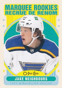 2021-22 Upper Deck - 2021-22 O-Pee-Chee Update Retro Blank Back #NNO Jake Neighbours Front