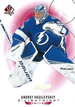 2020-21 SP Authentic - Limited Red #100 Andrei Vasilevskiy Front