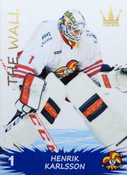 2015-16 Corona KHL The Wall (unlicensed) #27 Henrik Karlsson Front