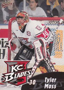 1999-00 Multi-Ad Kansas City Blades (IHL) #11 Tyler Moss Front
