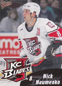 1999-00 Multi-Ad Kansas City Blades (IHL) #12 Nick Naumenko Front