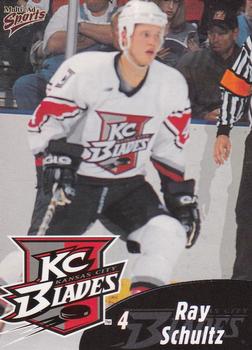 1999-00 Multi-Ad Kansas City Blades (IHL) #18 Ray Schultz Front