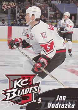 1999-00 Multi-Ad Kansas City Blades (IHL) #20 Jan Vodrazka Front