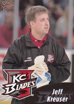 1999-00 Multi-Ad Kansas City Blades (IHL) #24 Jeff Kreuser Front