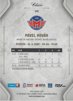 2020-21 OFS Classic Série II - Magma #413 Pavel Novak Back