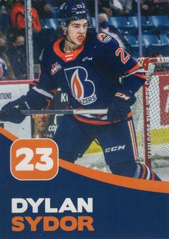 2021-22 Kamloops Blazers (WHL) #NNO Dylan Sydor Front