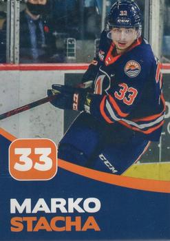 2021-22 Kamloops Blazers (WHL) #NNO Marko Stacha Front