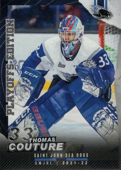 2021-22 Extreme Saint John Sea Dogs (QMJHL) Playoff Edition #NNO Thomas Couture Front