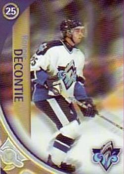 2000-01 Rimouski Oceanic (QMJHL) #NNO Ronnie Decontie Front