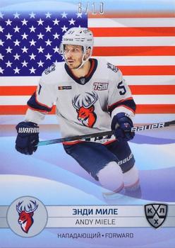 2021-22 Sereal KHL The 14th Season Collection - 2022 Olympic Games #OG-061 Andy Miele Front