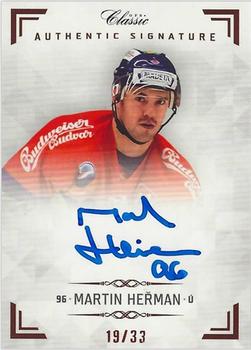 2018-19 OFS Chance Liga - Authentic Signature #AS015 Martin Herman Front