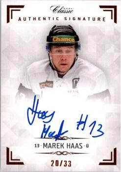 2018-19 OFS Chance Liga - Authentic Signature #AS040 Marek Haas Front
