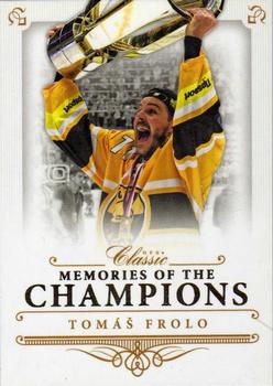 2015-16 OFS Classic Série I - Memories Of The Champions Gold #MOC-04 Tomas Frolo Front