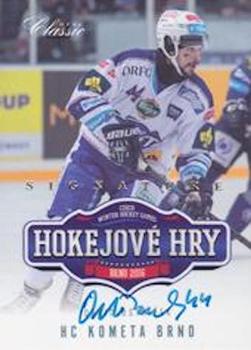 2015-16 OFS Classic Série II - Hokejové hry Brno 2016 Signature #HH-36 David Ostrizek Front