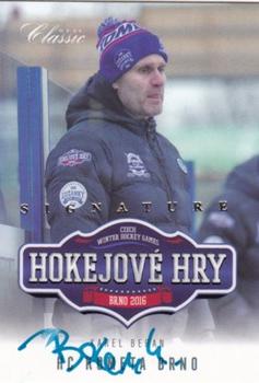 2015-16 OFS Classic Série II - Hokejové hry Brno 2016 Signature #HH-42 Karel Beran Front