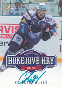 2015-16 OFS Classic Série II - Hokejové hry Brno 2016 Signature #HH-83 Jakub Lev Front