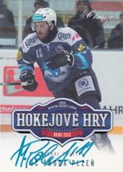 2015-16 OFS Classic Série II - Hokejové hry Brno 2016 Signature #HH-92 Michal Poletin Front