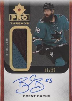 2020-21 Upper Deck Ultimate Collection - 2019-20 Upper Deck Ultimate Collection Update: Pro Threads #PT-BB Brent Burns Front