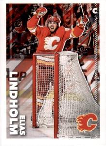 2022-23 Topps NHL Sticker Collection #80 Elias Lindholm Front