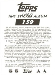 2022-23 Topps NHL Sticker Collection #159 Jamie Benn Back